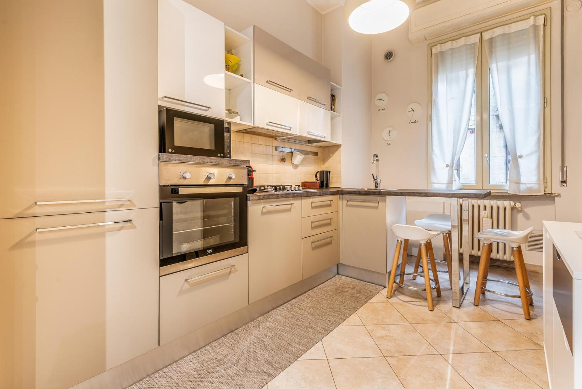 Milano Scalo Romana 4 Pax -Wi-Fi Scrivia Apartment Luaran gambar